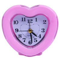 CLK ALARM HEART SHAPE
