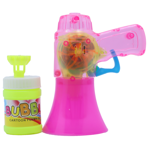 TOY BUBBLE GUN HORN W/BUBBLES TOY BUBBLE GUN HORN W/BUBBLES