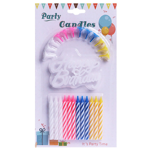CANDLE BIRTHDAY 12s LARGE CANDLE BIRTHDAY 12s LARGE
