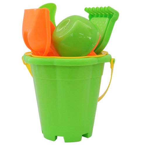 TOY BEACH SET 6PCS W/STRAINER TOY BEACH SET 6PCS W/STRAINER