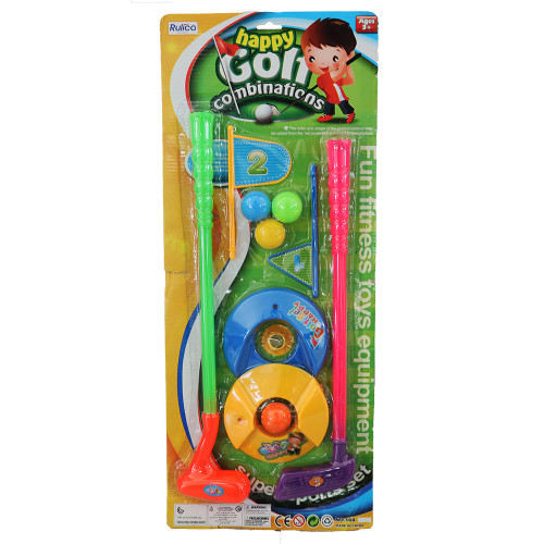 TOY GOLF SET 11PC WCOLOUR BALLS 168-5 TOY GOLF SET 11PC WCOLOUR BALLS 168-5