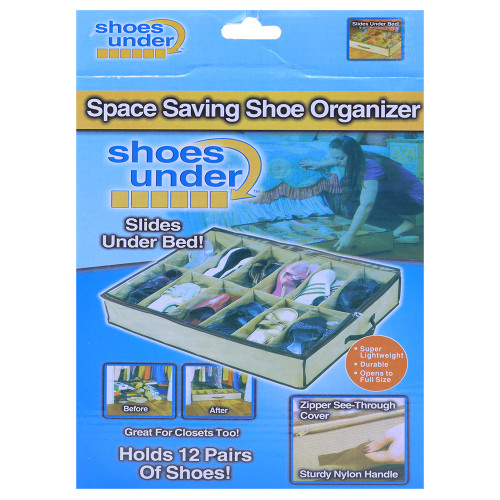 SHOE ORGANIZER 12PR 24 POCKET SHOE ORGANIZER 12PR 24 POCKET