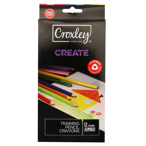BTS COLOUR PENCIL 12s CROXLEY TRIANGLE BTS COLOUR PENCIL 12s CROXLEY TRIANGLE