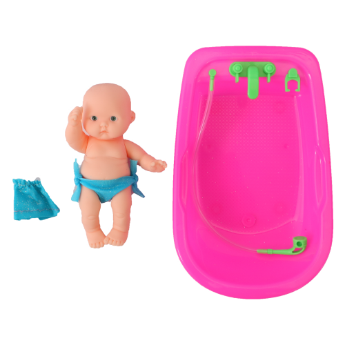 TOY DOLL W/BATH TUB SET BB-74 TOY DOLL W/BATH TUB SET BB-74
