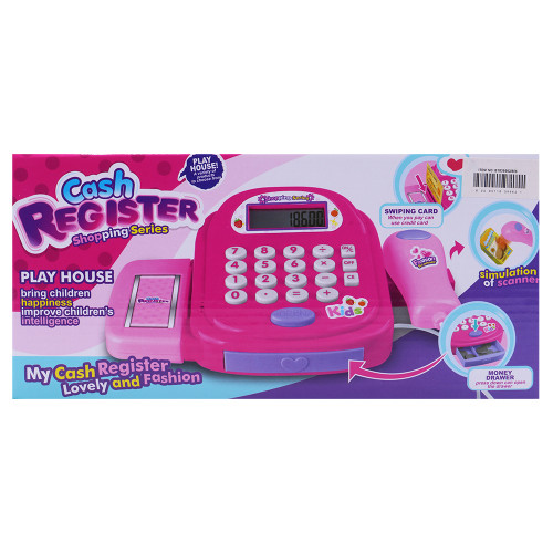 TOY BO CASH REGISTER W/SCANNER 806