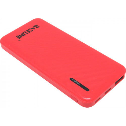 POWER BANK 5000mah BASELINE RED POWER BANK 5000mah BASELINE RED