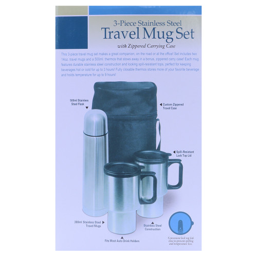 FLASK GIFT SET 3PC S.STEEL FLASK GIFT SET 3PC S.STEEL