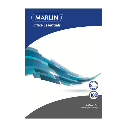 BK A4 EXAM PAD 100PG MARLIN 3050S BK A4 EXAM PAD 100PG MARLIN 3050S